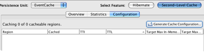 Terracotta Developer Console Hibernate Second-Level Cache Configuration
